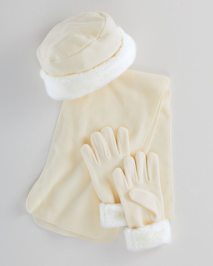 3-Piece Set with Faux Fur Trim image number 2