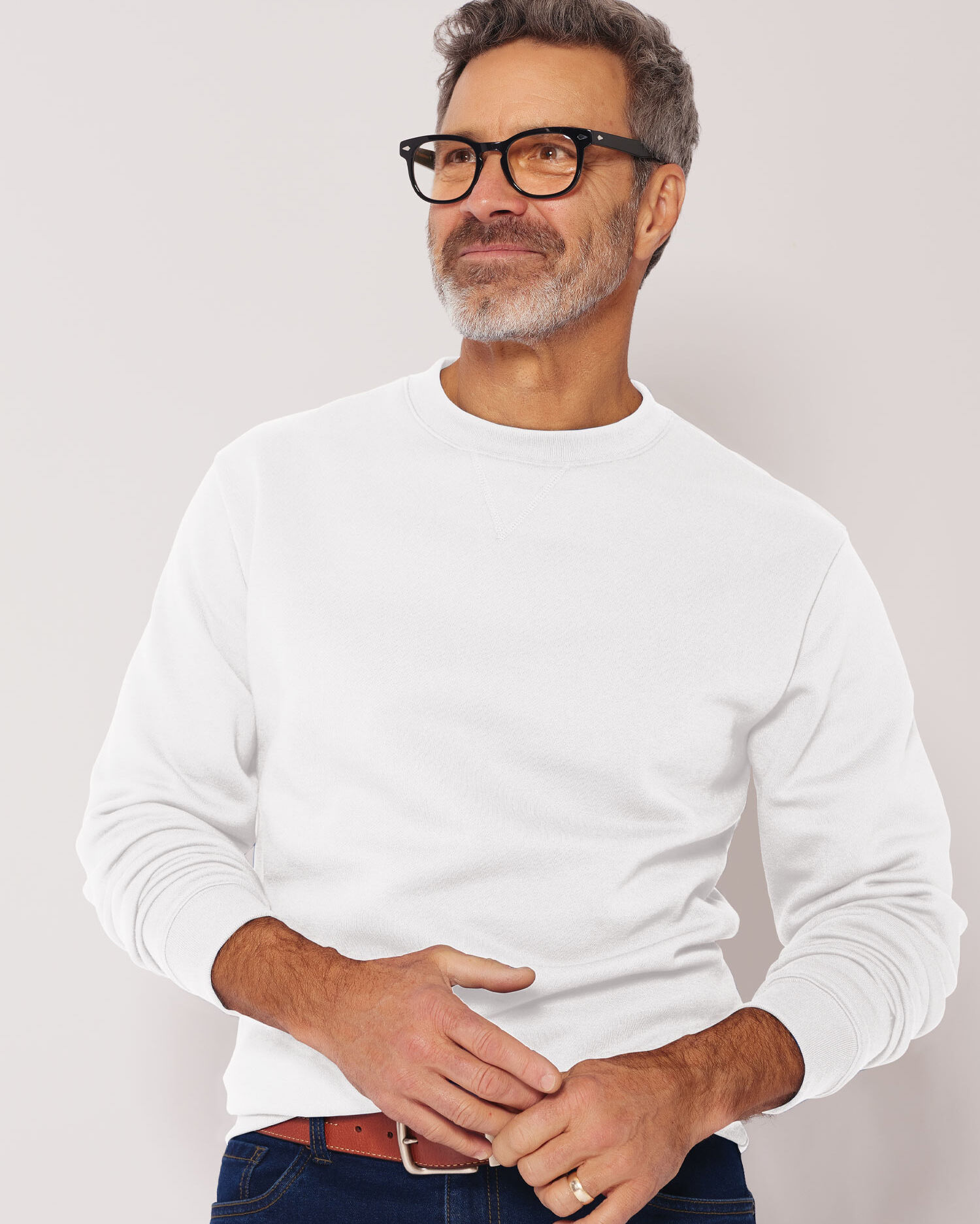 John Blair Supreme Fleece Long Sleeve Sweatshirt