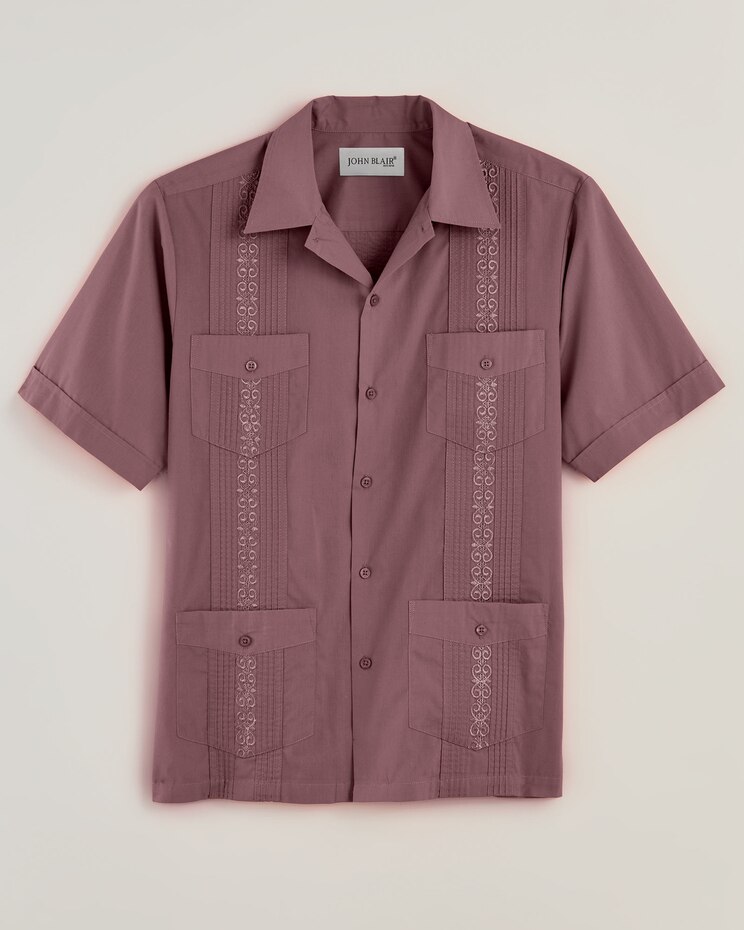 John Blair Short-Sleeve Guayabera Shirt image number 1