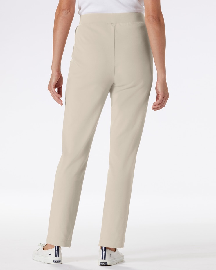 Everyday Knit Zip-Pocket Slim Pants image number 2