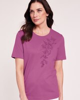 Butterfly Embroidered Top thumbnail number 1