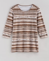 Essential Knit Button-Trim Top thumbnail number 1