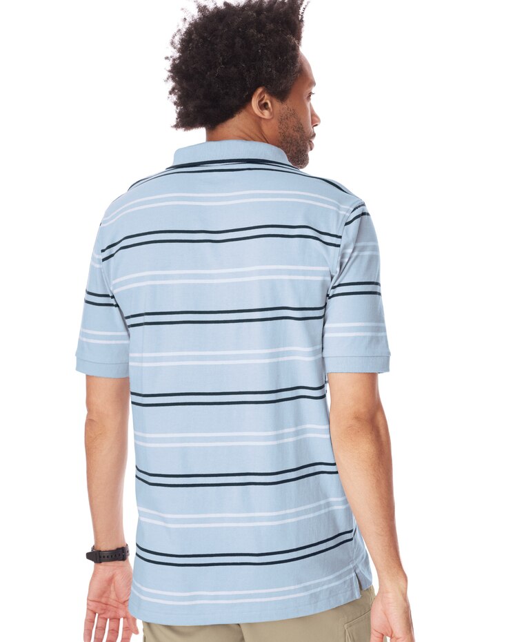 John Blair Jersey Knit Stripe Polo image number 2