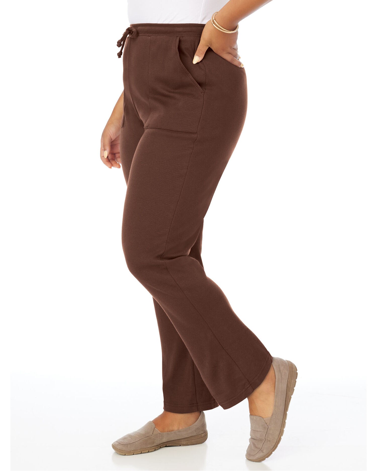 Essential Knit Drawstring Pull On Pants Blair