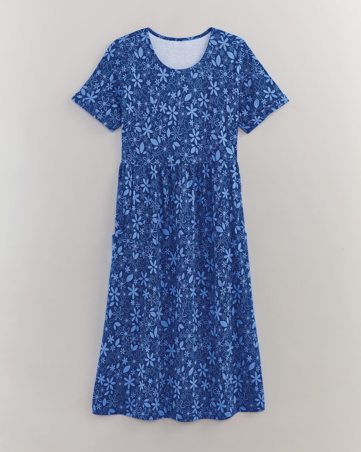 Essential Knit Scoopneck Dress with Pockets image number 1
