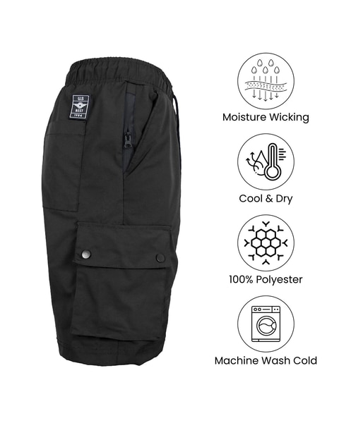 Men's Moisture Wicking Performance Quick Dry Cargo Shorts