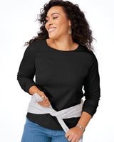 Essential Knit Long Sleeve Tee thumbnail number 1