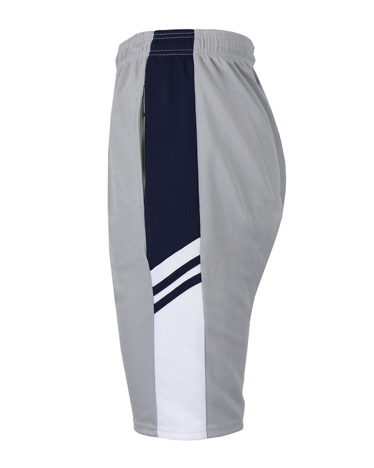 Galaxy By Harvic Men's Slim Fit Moisture Wicking Mesh Shorts With Side Trim Design image number 3