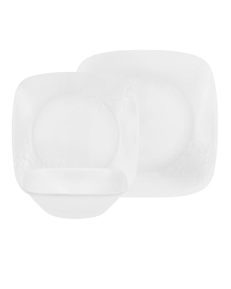 Corelle Boutique Cherish 16pc Square Dinnerware Set image number 1