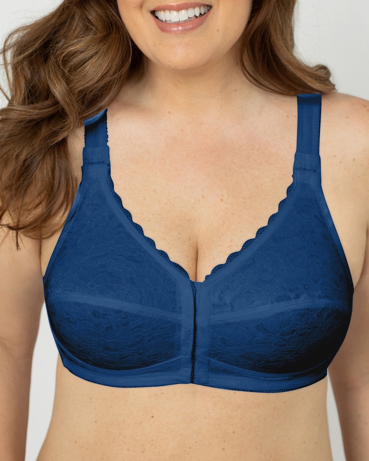 Front Close Soft Cup Posture Bra image number 1