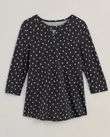 Knit Crepe Blouse thumbnail number 5