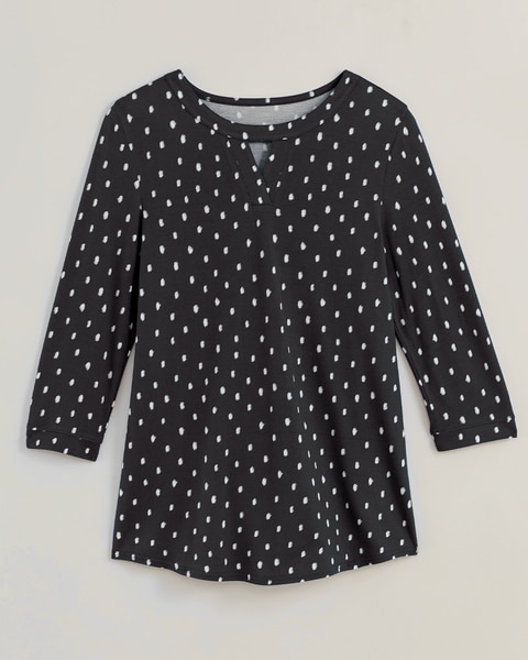 Knit Crepe Blouse