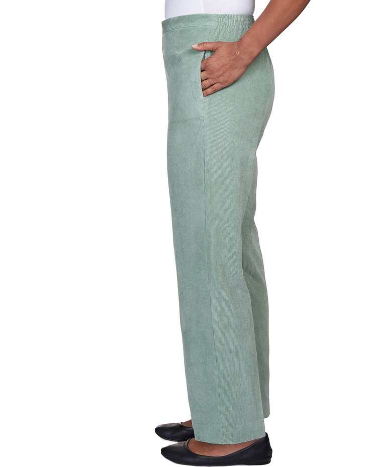 Alfred Dunner® St.Moritz Corduroy Regular Fit Short Length Pant image number 3
