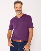 John Blair Everyday Jersey Knit Short-Sleeve Pocket V-Neck Tee thumbnail number 1