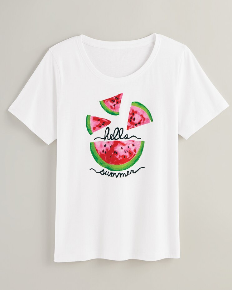 Novelty Graphic Print Tee image number 1