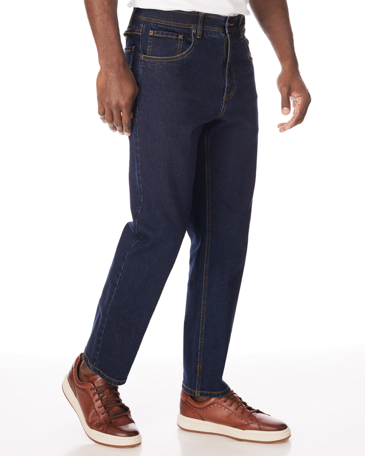 Scandia Woods Classic-Fit Hidden-Elastic Waist Flex Jeans image number 3