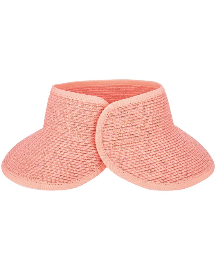 The Shimmer Mini Roll Up Visor- Ultrabraid Mini Roll Up Visor Hat image number 3