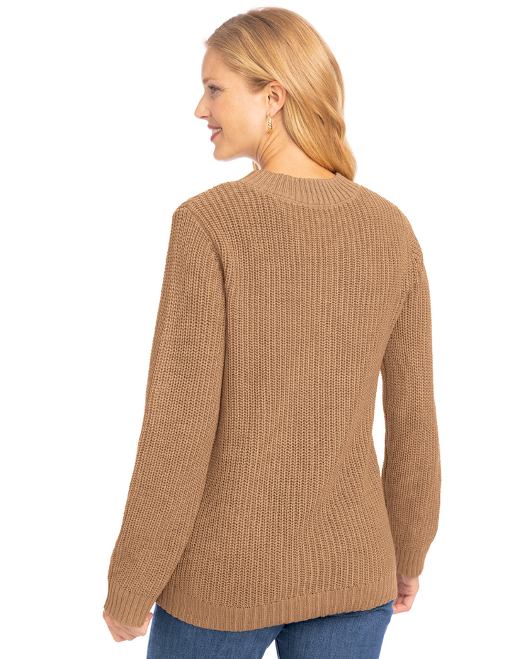 Shaker Henley Sweater image number 2
