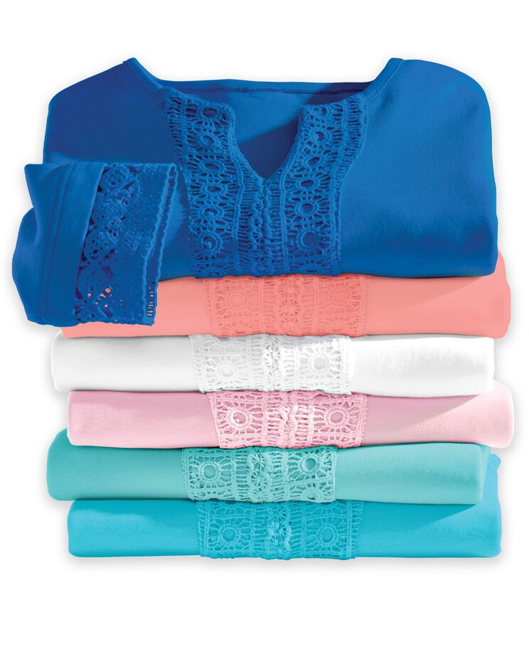 Lace Trim Pullover image number 3