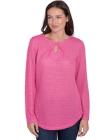 Ruby Rd® Must Haves Knit Sequin Solid Top thumbnail number 1
