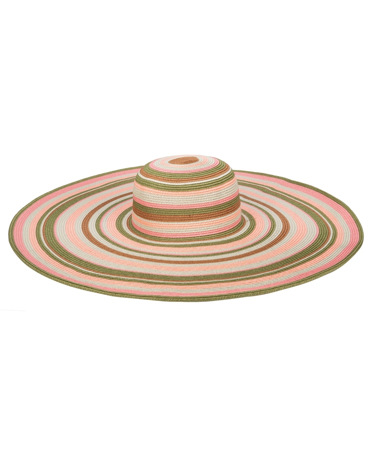 Day Off - Ultrabraid Striped Floppy Hat image number 1