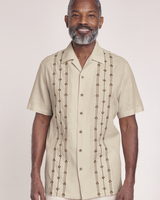 John Blair® Linen Blend Embroidered Shirt thumbnail number 1