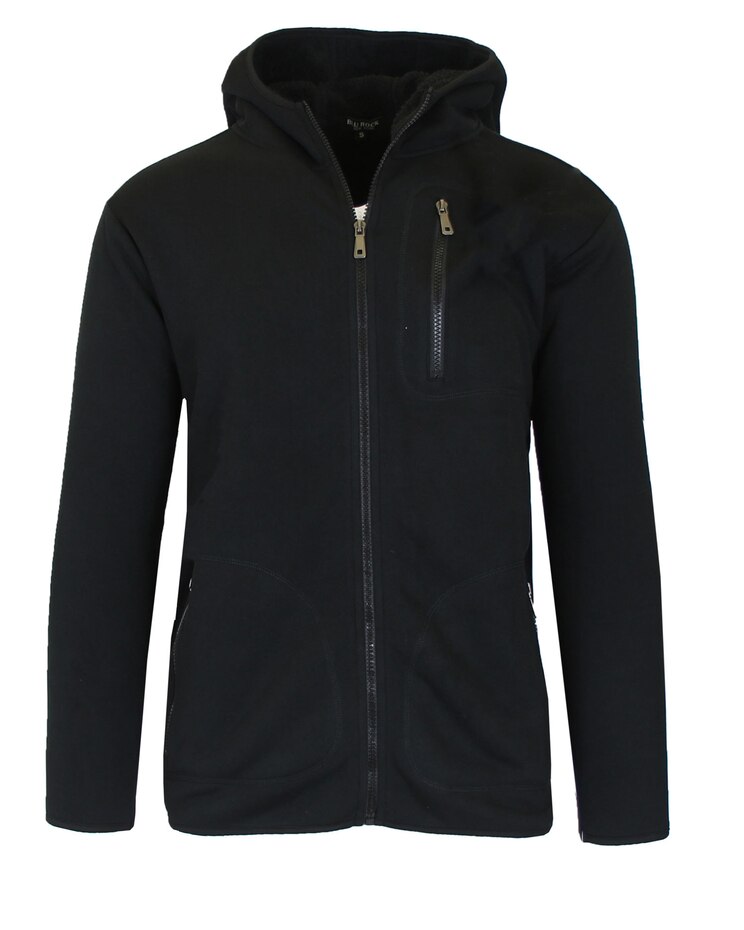 Blu Rock Tech Sherpa Fleece-Lined Zip Hoodie image number 1