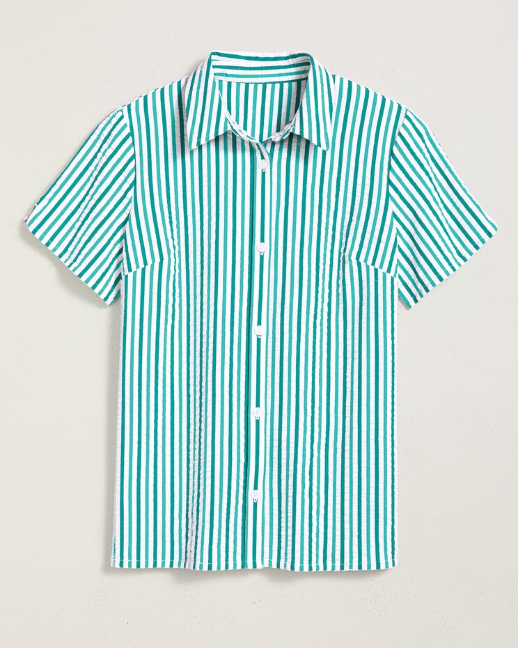 Seersucker Camp Shirt image number 1