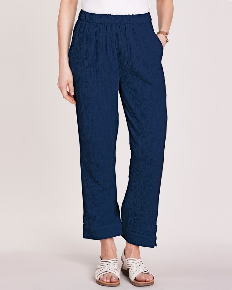 Gauze Cropped Pants image number 1
