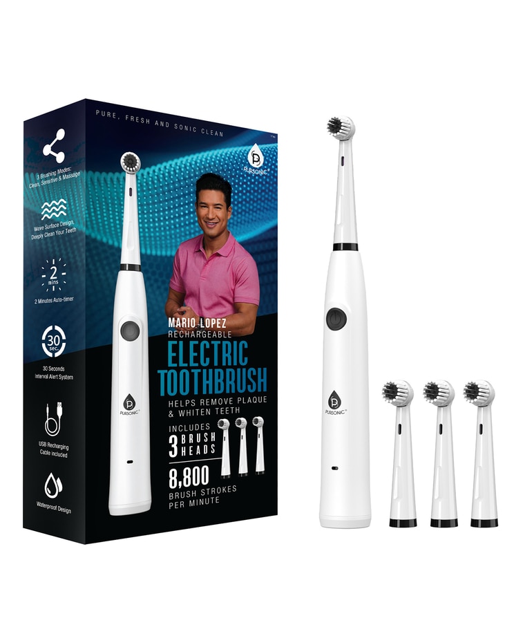 Mario Lopez Rechargeable Electric Rotary Toothbrush image number 1
