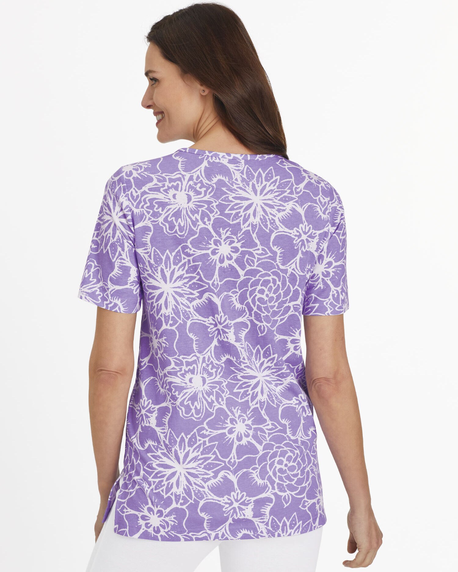 Short Sleeve Anytime Print Tunic | Blair