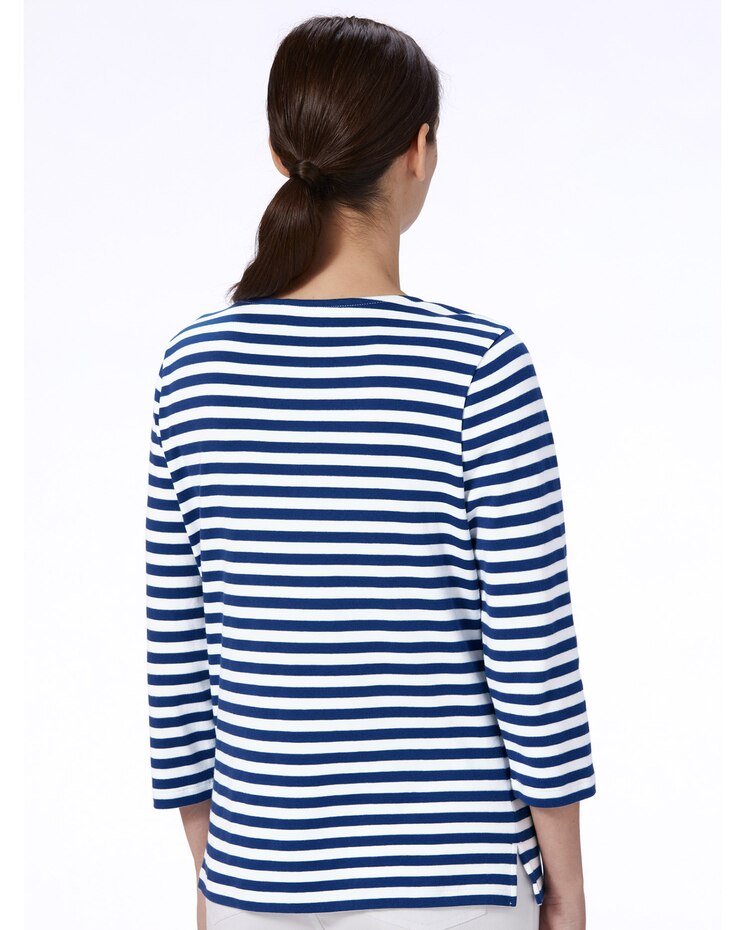 Simply Stripes Sand Dollar Tee image number 2