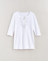 Essential Knit Embroidered Tunic thumbnail number 4
