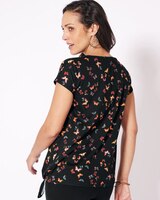 Side-Tie Cap Sleeve Top thumbnail number 2