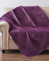 Greenland Home Fashions Riviera Velvet Throw Blanket thumbnail number 1