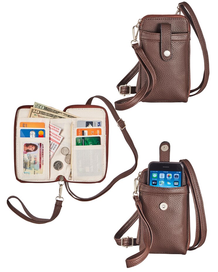 Haband Women’s 3-in-1 Convertible Phone Bag image number 2