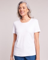 Essential Knit Short Sleeve Tee thumbnail number 2