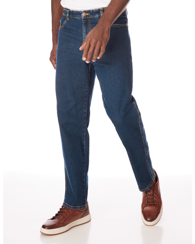 JohnBlairFlex Adjust-A-Band Relaxed-Fit Jeans image number 1