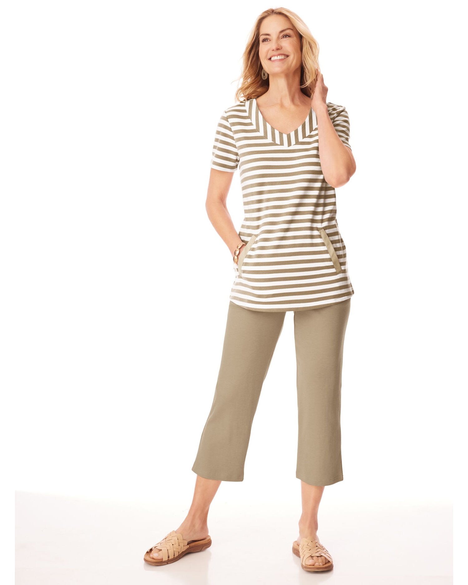 Women's summer cheap capri sets