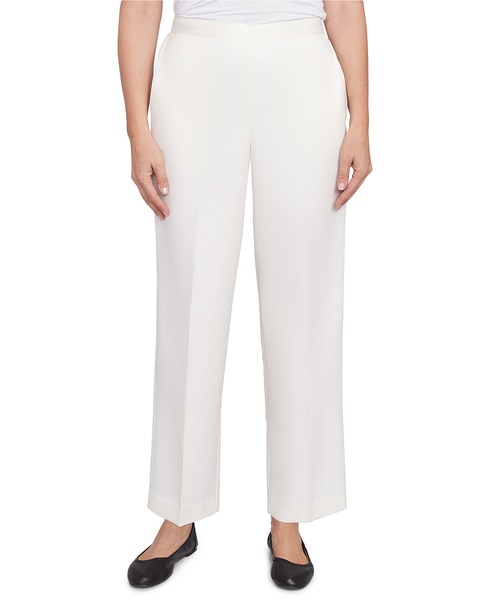Alfred Dunner® Copenhagen Average Length Side Pocket Elastic Pant