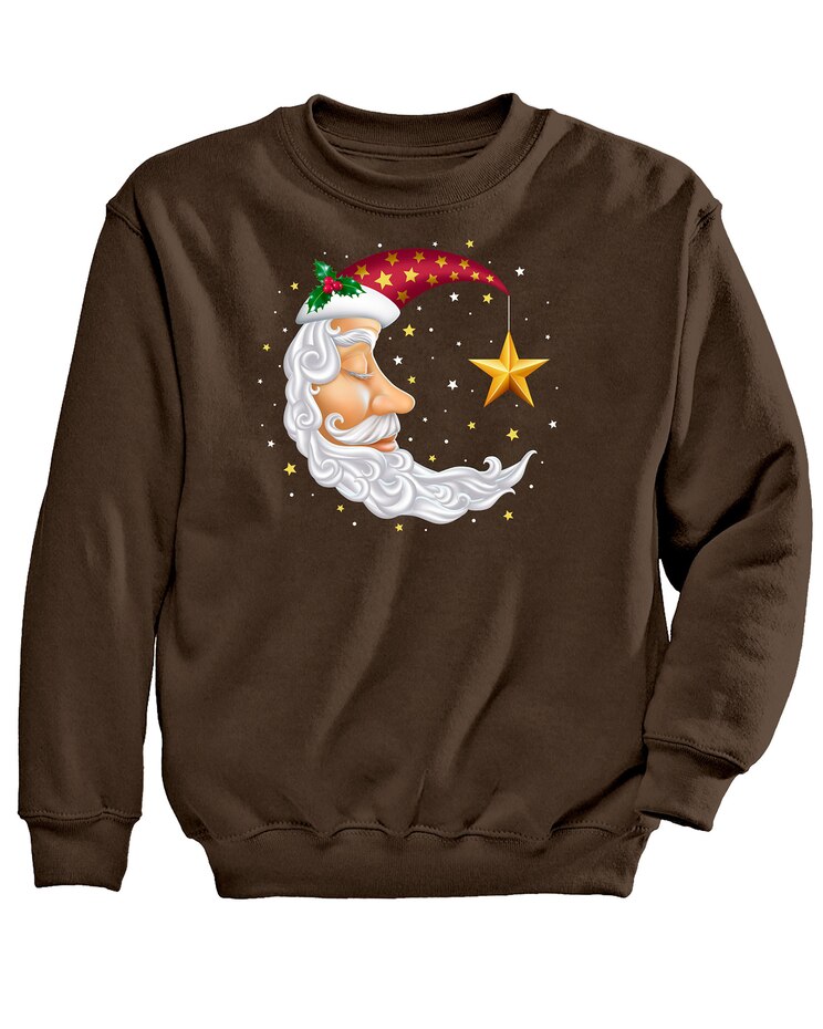 Celestial Santa Graphic Sweatshirt image number 1
