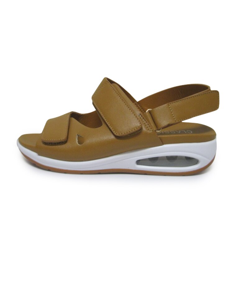 Double Strap Sling Sandal With Air Bubble By Classique image number 1