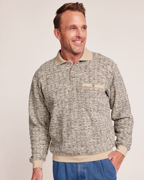 John Blair Bouclé Fleece Shirt