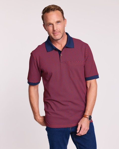 John Blair Short-Sleeve Piqué Knit Polo