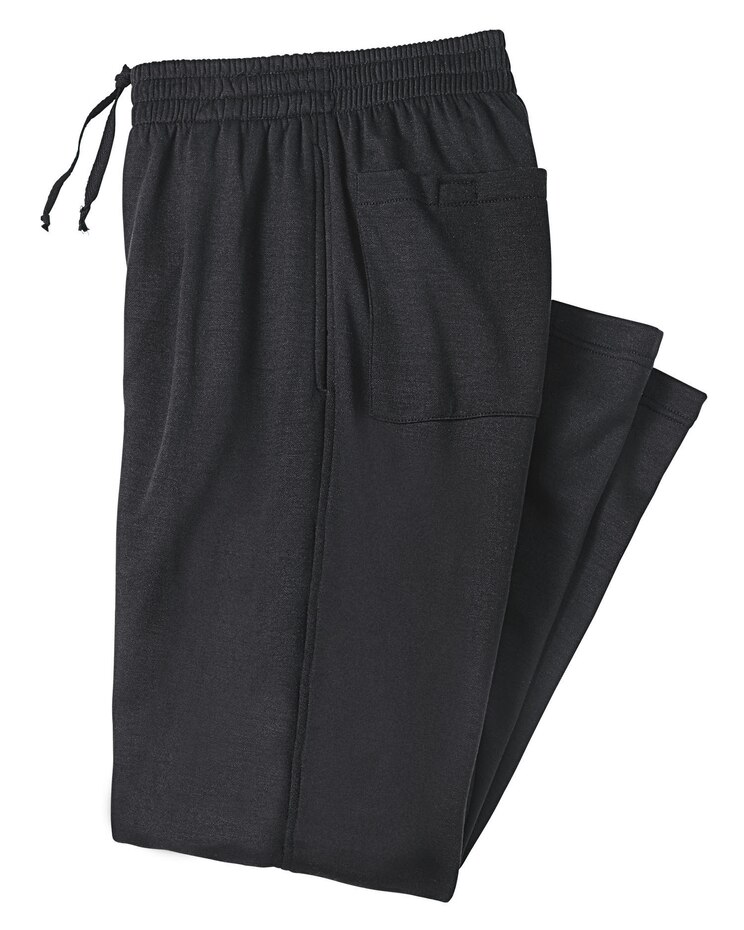 Haband Men’s Classic Cuff Fleece Pants image number 1