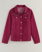 DenimEase™ Embellished Jacket thumbnail number 4