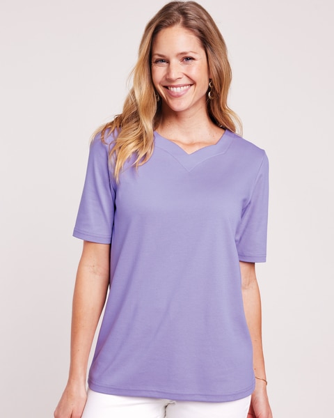 Essential Knit Sweetheart Top