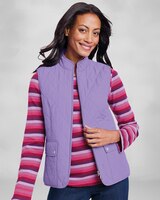 Berkshire Solid Quilted Vest thumbnail number 2