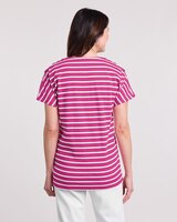 Essential Knit Dolman Button Trim Top thumbnail number 3