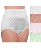 100% nylon full coverage panties - 4-pk thumbnail number 1